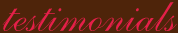 testimonials